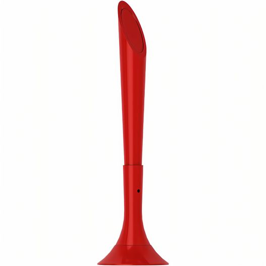 eine rote toilettenbürste aus kunststoff, die auf einem weißen boden sitzt Stehkugelschreiber Deskpen matt (Bild 1)