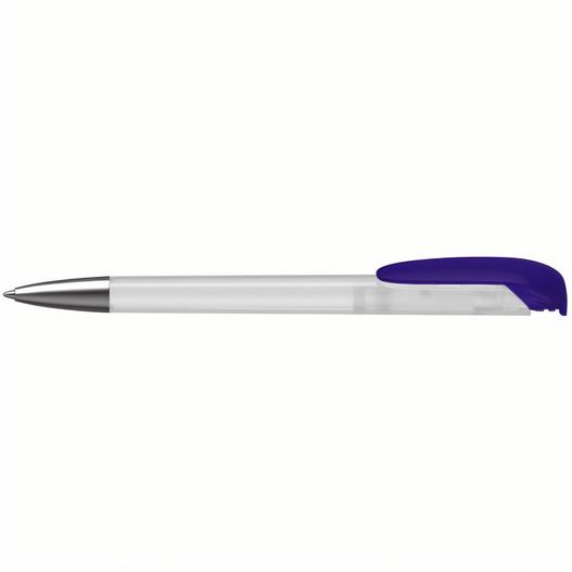 ein stift mit blauer spitze und einer silbernen spitze Druckkugelschreiber Jona ice Ms (Bild 1)