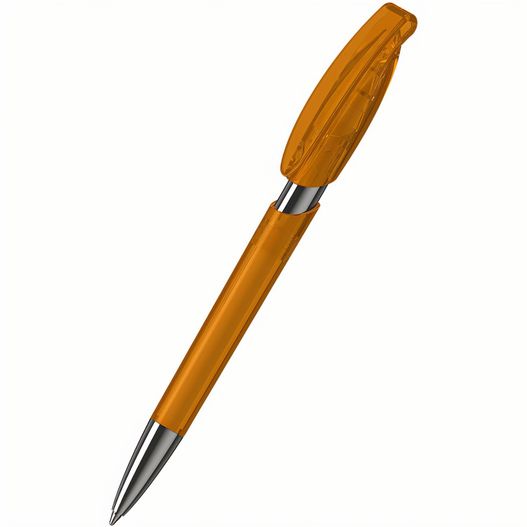 ein stift mit einem holzgriff und einer metallspitze Druckkugelschreiber Rodeo transparent Mn (Bild 1)