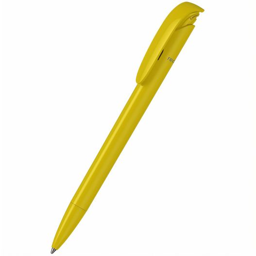 gelber stift mit schwarzer spitze Druckkugelschreiber Jona recycling (Bild 1)