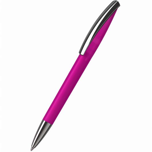 ein stift mit einer schwarzen spitze und einem rosa körper Drehkugelschreiber Arca softfrost MMn (Bild 1)