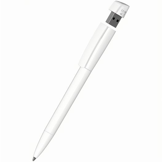Drehkugelschreiber mit integriertem USB-Stick Turnus high gloss USB 2.0 (Bild 1)
