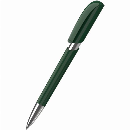 ein grüner stift mit silberner spitze Druckkugelschreiber Push high gloss Mn (Bild 1)