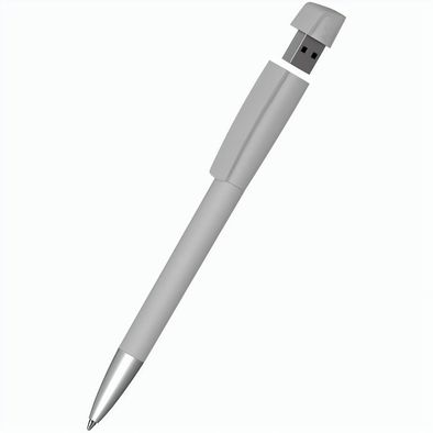 Drehkugelschreiber mit integriertem USB-Stick Turnus softgrip Ms USB 2.0