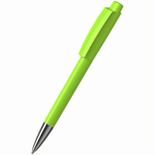 ein grüner stift mit silberner spitze Druckkugelschreiber Zeno high gloss Mn (Bild 1)