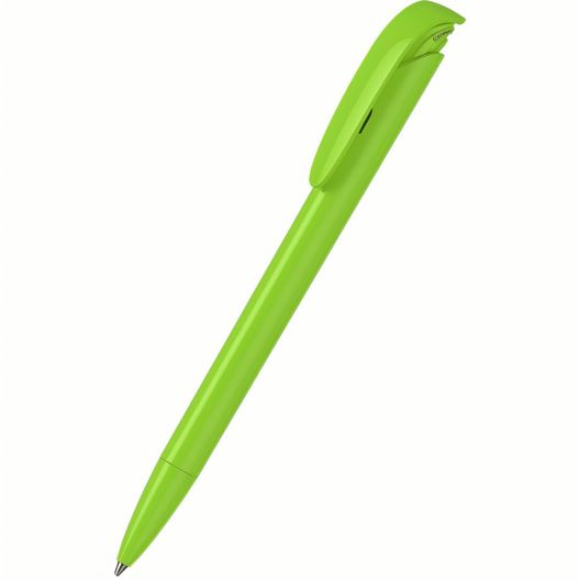 ein grüner stift mit schwarzer spitze Druckkugelschreiber Jona high gloss (Bild 1)