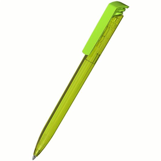 ein grüner stift mit grüner spitze Druckkugelschreiber Trias transparent/high gloss (Bild 1)