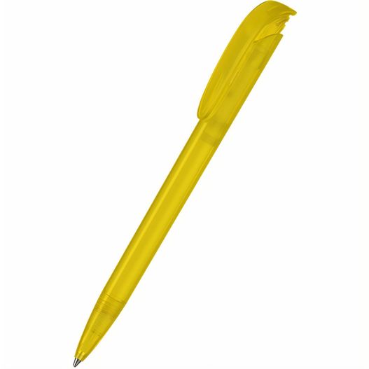 ein gelber stift auf einer weißen oberfläche Druckkugelschreiber Jona ice (Bild 1)