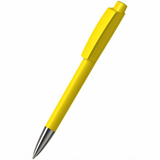 gelber stift mit silberner spitze Druckkugelschreiber Zeno softtouch/high gloss Mn (Bild 1)