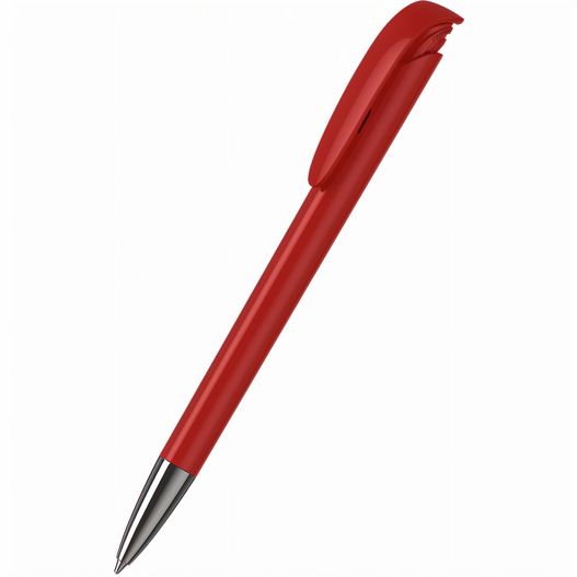 ein roter stift mit einer metallspitze Druckkugelschreiber Jona high gloss Mn (Bild 1)