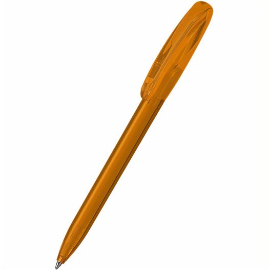 ein stift mit gelber spitze auf weißem hintergrund Drehkugelschreiber Boa transparent (Bild 1)