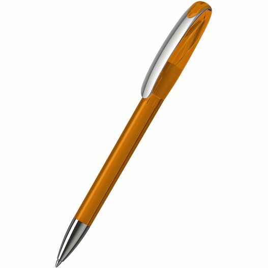 einen stift mit einer metallspitze und einem metallkörper Drehkugelschreiber Boa transparent MMn (Bild 1)
