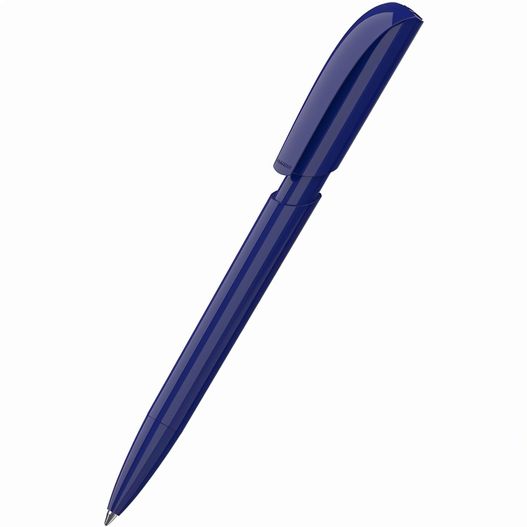 ein blauer stift mit schwarzer spitze Druckkugelschreiber Push high gloss (Bild 1)