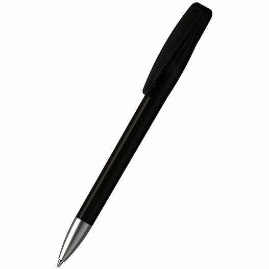 ein stift mit schwarzem körper und silberspitze Kugelschreiber Cobra ice Ms (Bild 1)