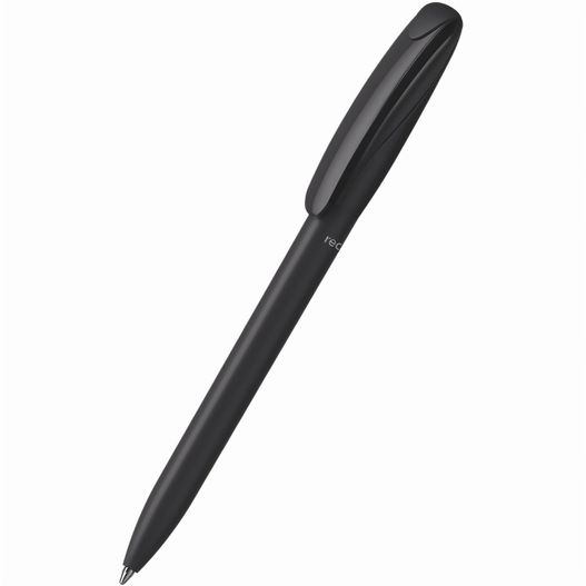 ein stift mit einem schwarzen körper und einer schwarzen spitze Drehkugelschreiber Boa matt recycling (Bild 1)