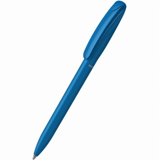 ein blauer stift auf einer weißen oberfläche Drehkugelschreiber Boa matt recycling (Bild 1)