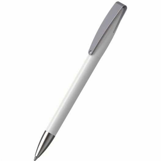 ein stift mit einer metallspitze auf einem weißen hintergrund Drehkugelschreiber Cobra matt MMs (Bild 1)