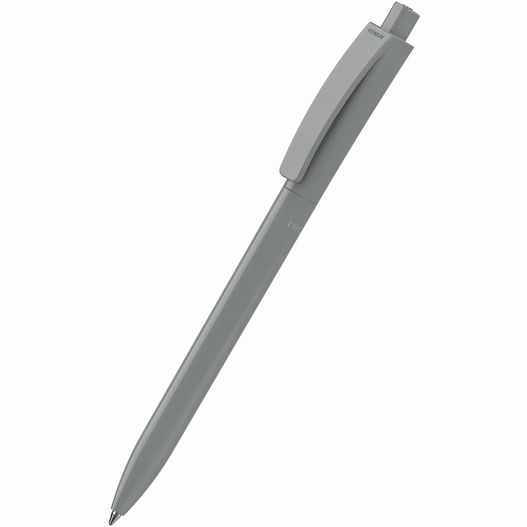 ein stift mit einer metallspitze auf einem weißen hintergrund Druckkugelschreiber Qube recycling (Bild 1)