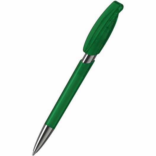 ein grüner stift mit silberner spitze Druckkugelschreiber Rodeo transparent Mn (Bild 1)