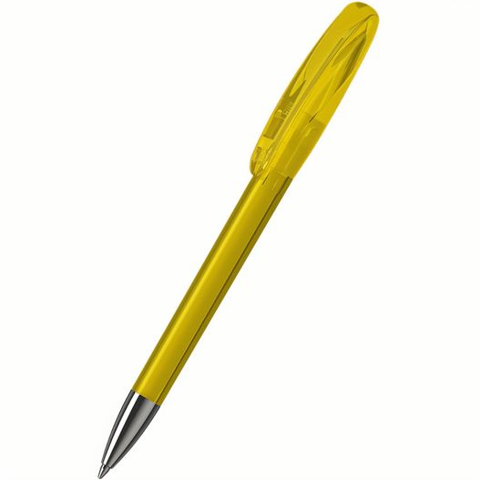 gelber stift mit silberner spitze Drehkugelschreiber Boa transparent Mn (Bild 1)