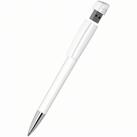 Drehkugelschreiber mit integriertem USB-Stick Turnus high gloss Mn USB 2.0 (Bild 1)
