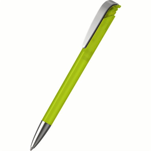 ein grüner stift mit silberner spitze Kugelschreiber Jona ice MMs (Bild 1)