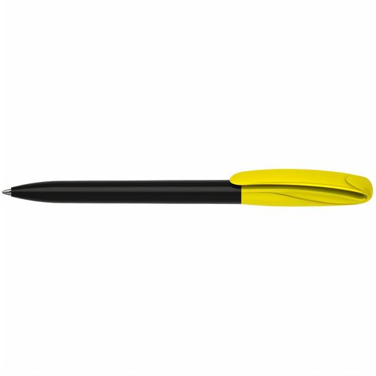 ein stift mit gelber spitze und schwarzer spitze Drehkugelschreiber Boa high gloss (Bild 1)