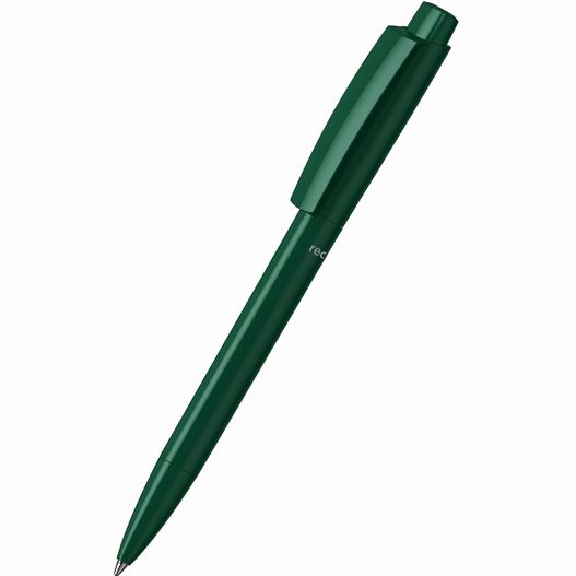 ein grüner stift mit schwarzer spitze Druckkugelschreiber Zeno recycling (Bild 1)