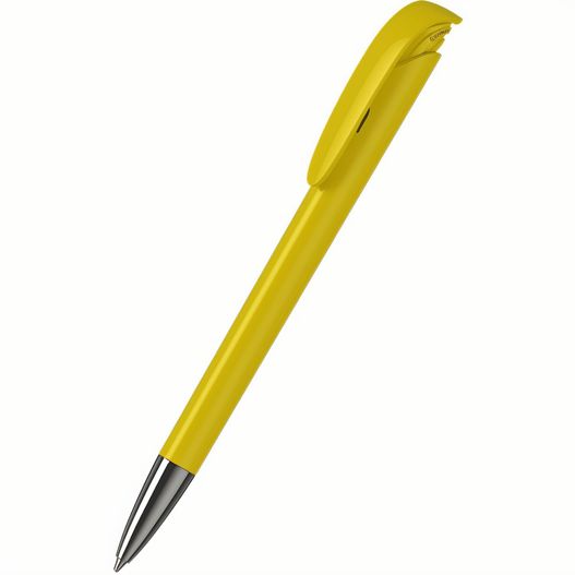 gelber stift mit silberner spitze Druckkugelschreiber Jona high gloss Mn (Bild 1)