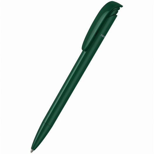 ein grüner stift mit schwarzer spitze Druckkugelschreiber Jona recycling (Bild 1)