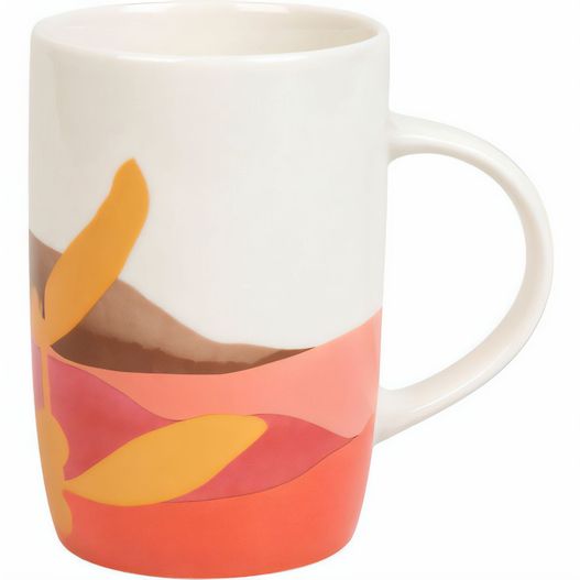 eine kaffeetasse mit einem surfbrett darauf KÖNITZ Becher (Inhalt: 600 ml) - Basic Bone China (Bild 1)