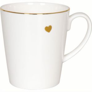 KÖNITZ "Wunderbar"-Becher, Bone China (Inhalt: 600 ml)