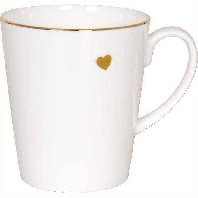 KÖNITZ "Wunderbar"-Becher, Bone China (Inhalt: 600 ml)
