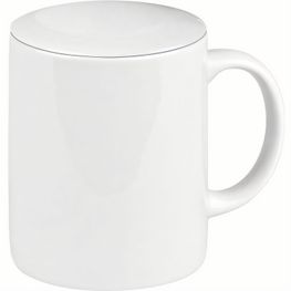 KÖNITZ Porzellanbecher Weiß mit Deckel