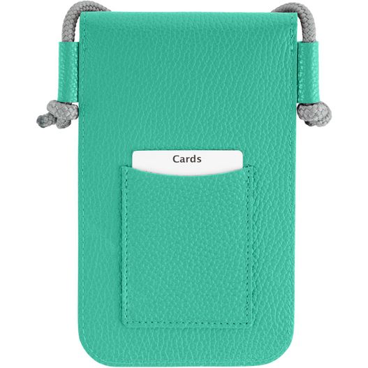 ein grünes handygehäuse mit einem metallhalter Umhängetasche (Bild 1)