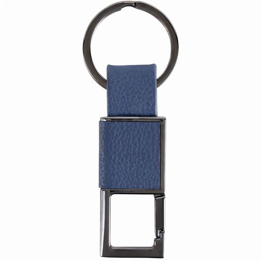 eine blaue schlüsselanhänger mit schwarzem ring Schlüsselanhänger (Bild 1)