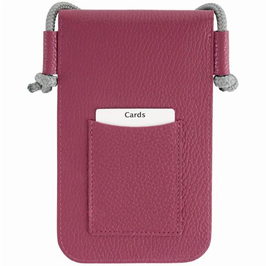 ein rosa handygehäuse mit einem metallhalter Umhängetasche (Bild 1)