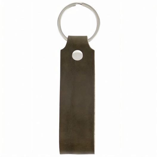 eine schlüsselkette mit einem metallring auf weißem hintergrund Schlüsselanhänger (Bild 1)