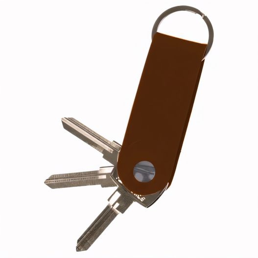 ein kleines messer mit einem braunen griff Schlüsselanhänger (Bild 1)