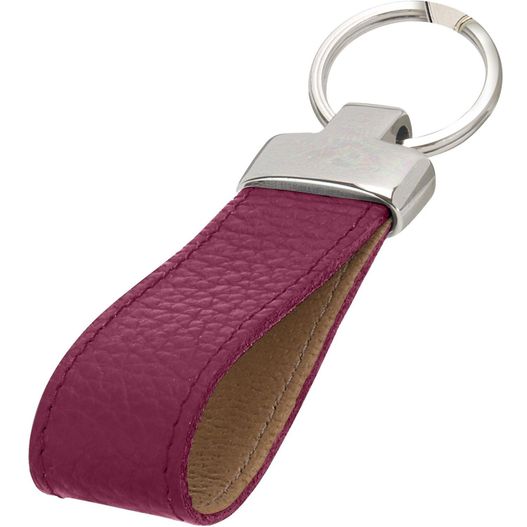 eine schlüsselkette mit einem lederschlüsselring Schlüsselanhänger (Bild 1)