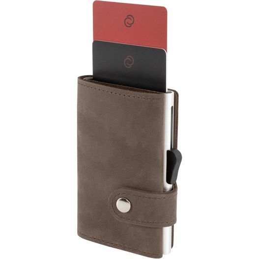eine brieftasche mit einer kreditkarte darin C-Secure RFID Börse (Bild 1)
