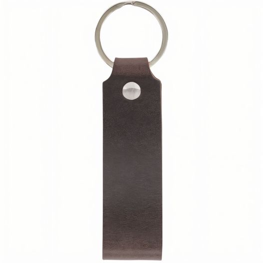 eine schlüsselkette mit einem metallring auf weißem hintergrund Schlüsselanhänger (Bild 1)