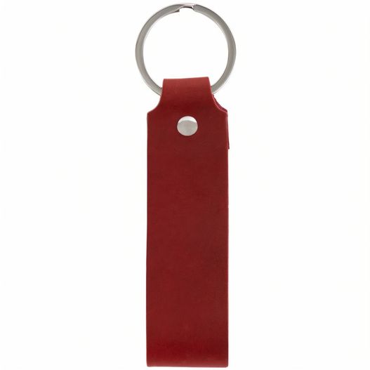 eine rote schlüsselanhänger mit einem metallring Schlüsselanhänger (Bild 1)