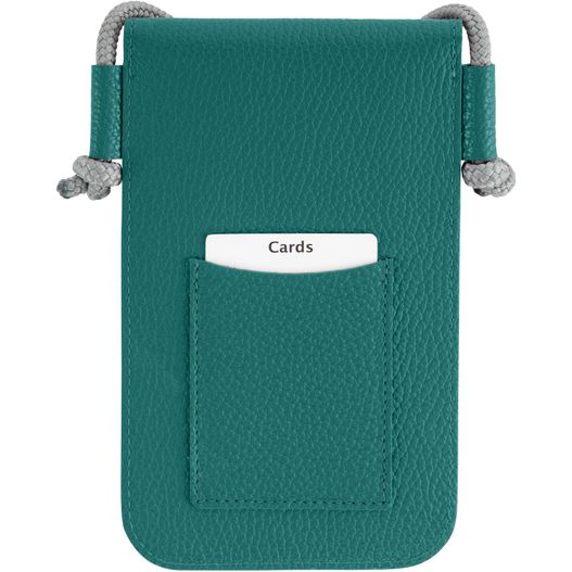 ein grünes telefongehäuse mit einem metallgriff Umhängetasche (Bild 1)