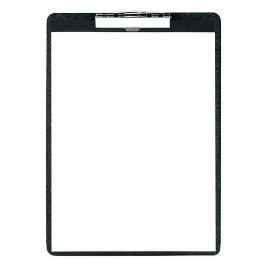 eine zwischenablage mit einem weißen blatt papier darauf Klemmbrett (Bild 1)