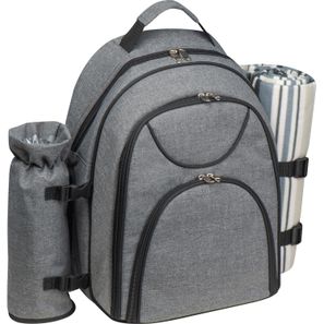 Picknickrucksack für 4 Personen mit Picknickdecke