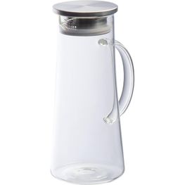 Glaskaraffe mit Edelstahldeckel, 1.350ml