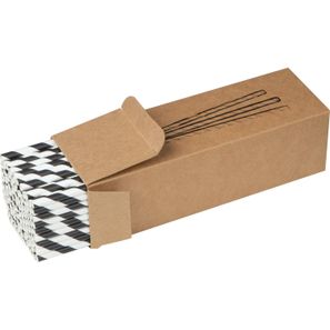 100er Set Trinkhalme aus Papier