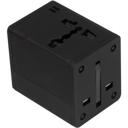 Gummierter Reiseadapter in einem Etui