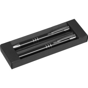 Schreibset bestehend aus einem Kugelschreiber und einem Rollerball